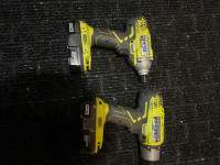 ryobi cordless impact and drill set