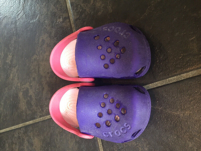 Girls size 5 Crocs in Clothing - 18-24 Months in Cole Harbour