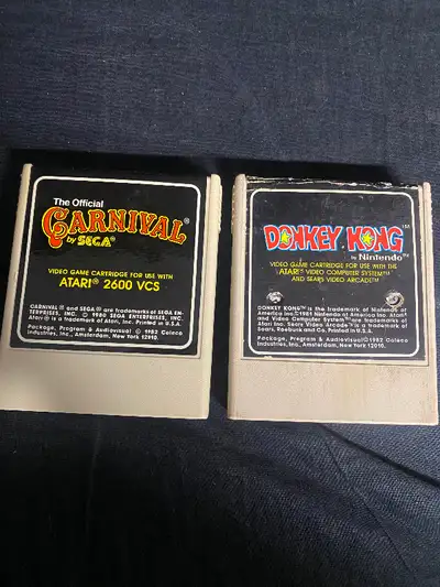 I am selling these Coleco vision Video Games for the following prices: 1. Donkey Kong- $10 2. The Of...