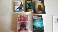 4 livres Jacques SAUSSEY romans policiers Série Daniel Magne