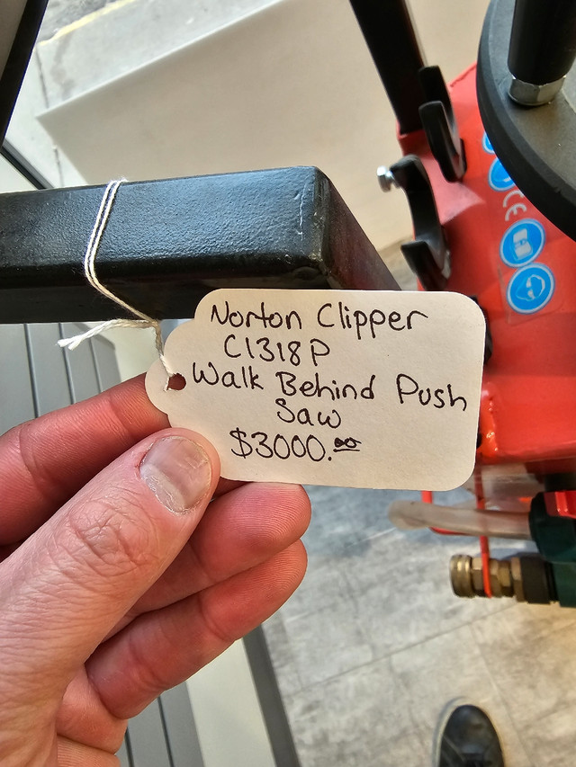 Norton C1318P Walk Behind Saw *New* Other Edmonton Kijiji