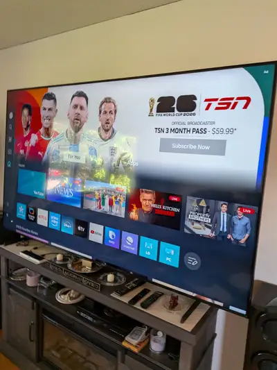 Selling 85" Samsung 4K Q-Led Smart TV, View more