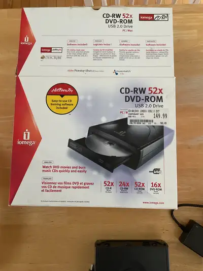 IOMEGA CD-RW 52X DVD-ROM for sale, View more