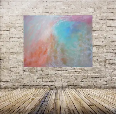 Abstract Acrylic Painting, View more