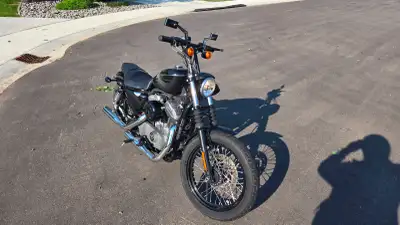 Low km 2009 Sportster 1200. Currently registered and ready to ride. Garage stored with fuel stabilis...