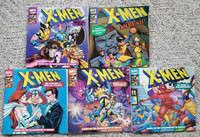 MARVEL COMICS X-MEN PICTUREBACK BOOKS RANDOM HOUSE SET OF 5