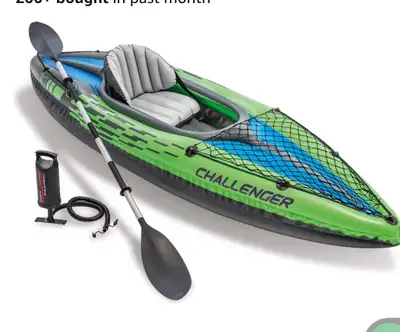 1 person and 1 child ----plus bag, plus an excellent wooden paddle, plus all accessories, yellow and...