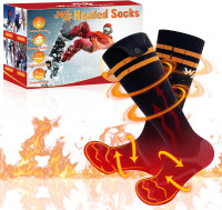 NEW Heated Socks, 5000mAh Rechargeable Battery, Thermal socks