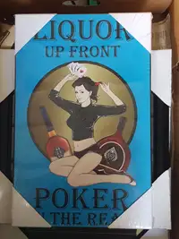 Poker Bar Sign