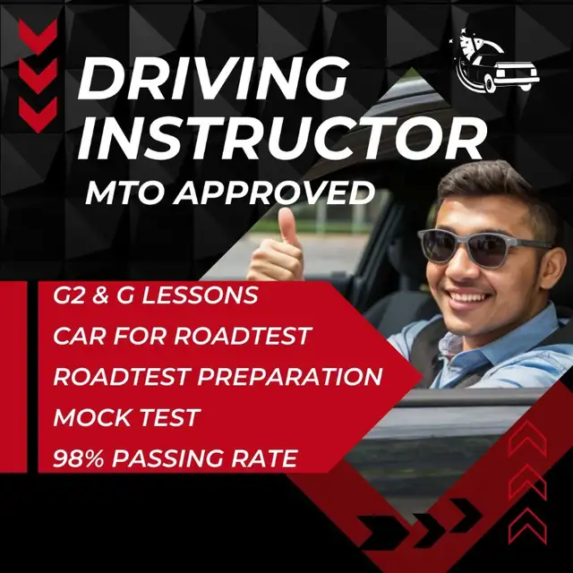 Driving Lessons, G2 & G, Pass Roadtest, Driving Instructor65669452023553120