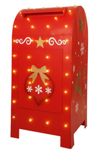 BNIB 5 ft LED Lighted Mailbox (Holiday Living)