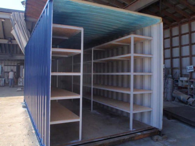 KWIK-STOR SHIPPING CONTAINER ACCESSORIES. SEACAN RACKS & SHELVES in Outdoor Tools & Storage in Barrie - Image 2