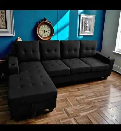 Sectional Sofa with Pull-Out Bed, View more