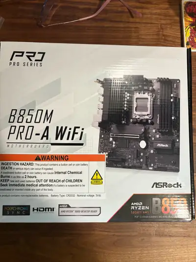 Asrock 850m pro-A wifi Motherboard, View more