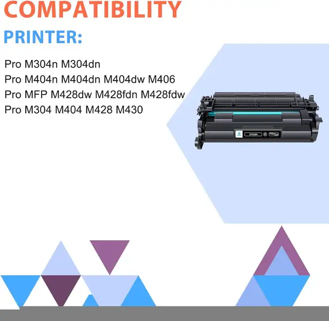 ❤️✅NEW IN BOX: Black Toner Cartridges for HP 58A, 2 Pack in General Electronics in Markham / York Region - Image 4