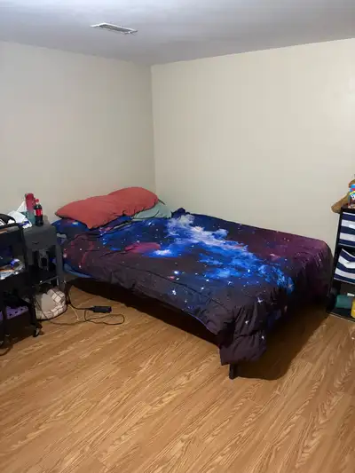 Message for more info and pics January 1st-August 31st sublet private basement room in all female un...