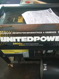 4 year old ,2900watt generator 