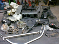 99 XCR 800 Parts handle bar brake disc bumper.aggressive body