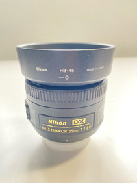 Nikon 35 mm f1.8 AF-S fast lightweight prime lens