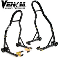 Motorcycle Lift Stand : Front & Rear Combo | Universal Fit Bikes