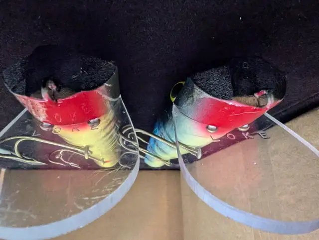 LOKE  LURES 10"  MAHOGANY LURES FOR MUSKY, MUSKIE AND PIKE in Fishing, Camping & Outdoors in Sarnia - Image 4