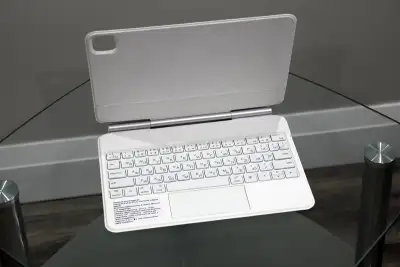 iPad Air 11 Inch Case with Keyboard (White), View more