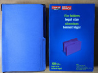File Folders  Legal Size  Violet
