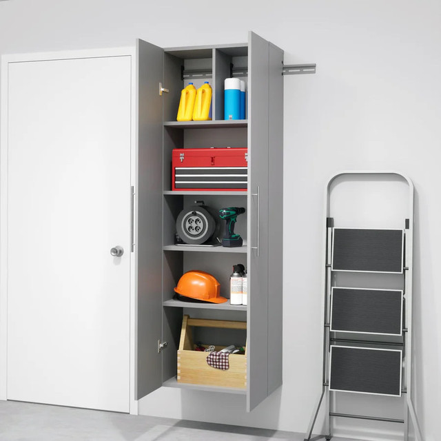 Prepac HangUps 24" Large Storage Cabinet, for Garage, Kitchen in Outdoor Tools & Storage in Woodstock