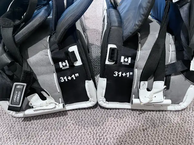 Brian's Alite AirPac hockey goalie leg pads 31+1" in Hockey in Calgary - Image 5