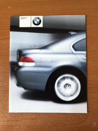 BMW 2003 Full Line Brochure New Perfect Condition