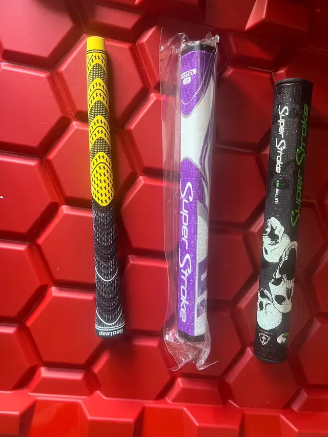 Golf putter and iron grips and ball retriever62863267620866121
