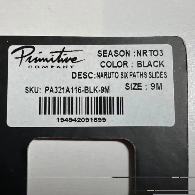 Primitive Naruto Shippuden Six Paths anime slides (Size 9 men's) in Men's Shoes in City of Montréal - Image 6