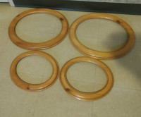 Oval pine picture frames