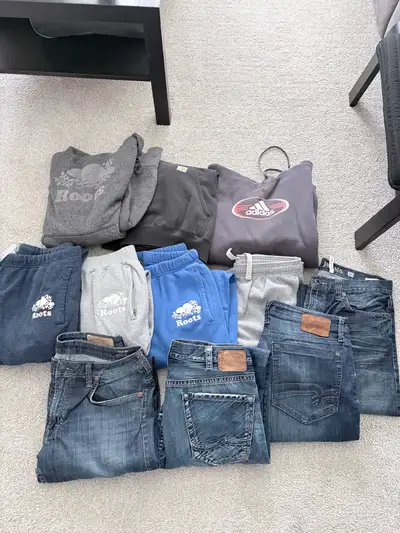 men’s sweatpants, jeans, hoodies , View more