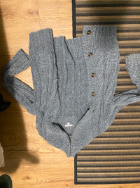 Men's cardigan sweater, 40% wool
