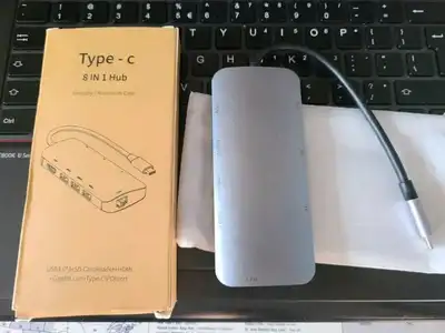 USB Type C 8 in 1 Hub Unibody / Aluminum Case - 4K HDMI, View more