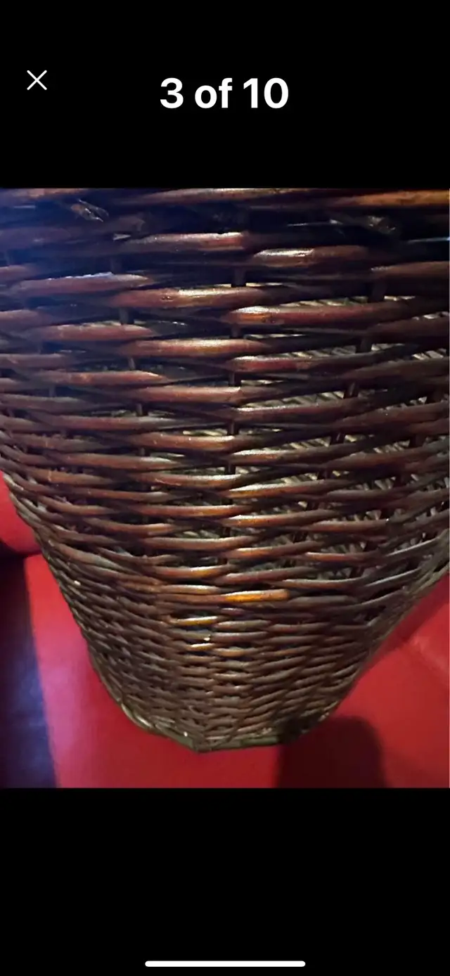 BEAUTIFUL BRAND NEW BIG WICKER BASKET in Home Décor & Accents in Regina - Image 4