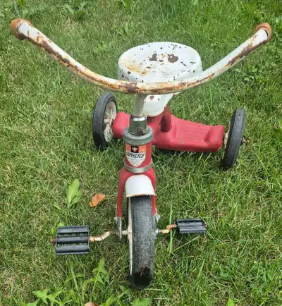 Vintage 60s-70s Canadian Tire Supercycle Tricycle, View more