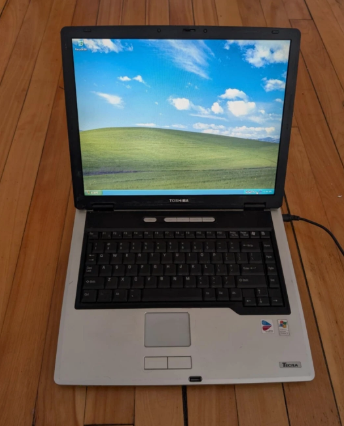 Vintage Toshiba Tecra A3X Intel 1.73GHz 2GB 60GB Windows XP, View more