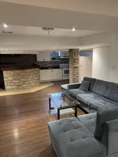 Spacious furnished basement for rent in Brampton @ $1600/mo