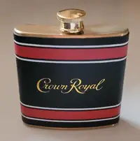 Crown Royal Football Texture Flask -Collectors Crown Royal Flask