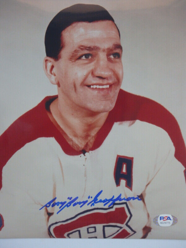 BERNIE BOOM BOOM GEOFFRION Montreal Canadiens Signed 8x10 Photo in Arts & Collectibles in Dartmouth - Image 4