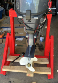 Outboard motor stand $50