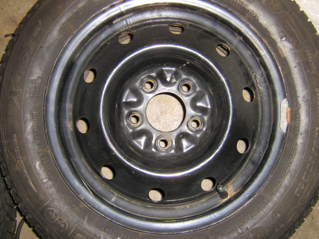 Winter tires & wheels 15 in fit  civic & others. Reduced in Auto Body Parts in Bedford - Image 2