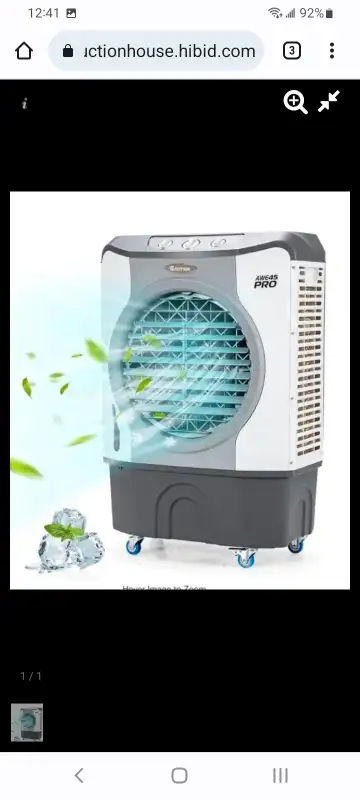 New in box. Retails for $545 plus tax. Our evaporative air cooler provides an energy-saving solution...