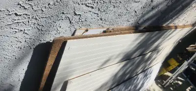 2 sheets of fibreboard and some paneling-used-read ad please , View more