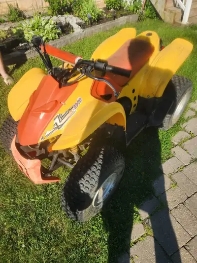 Selling for Friend 2002 Bombardier DS90 90cc 2-stroke engine Separate oil injection Starts, runs, an...