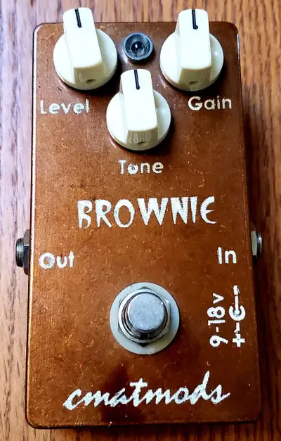 CMATMods Brownie Hand Built Distortion Pedal, View more