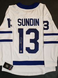 Mats Sundin Autographed Toronto Maple Leafs Fanatics Jersey (AJ)