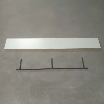 Length: 190 cm (74 3/4 "). Depth: 26 cm (10 1/4 "). Thickness: 5 cm (2 "). 1 shelf is available for...
